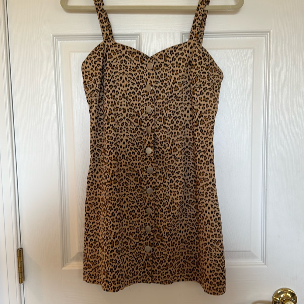 Skylar + Madison Leopard Print Mini Dress